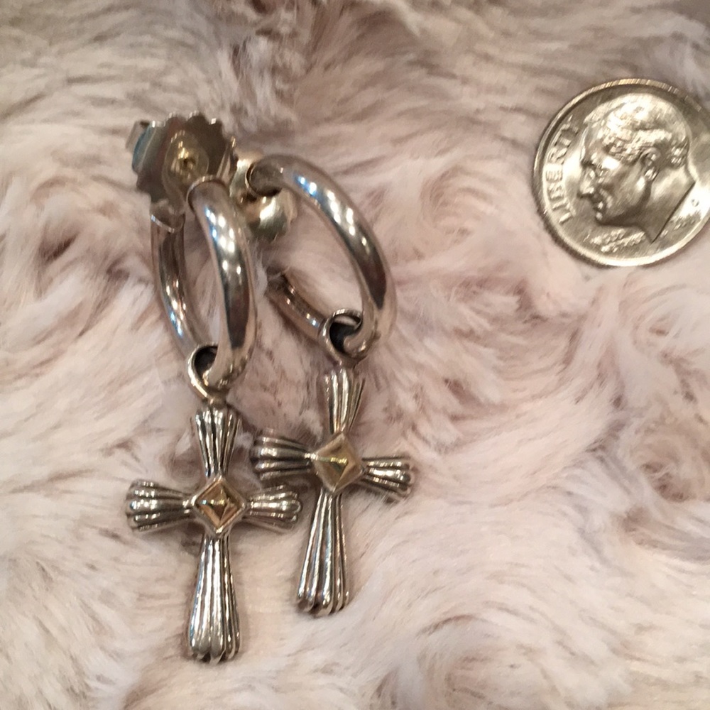 Silver earrings
